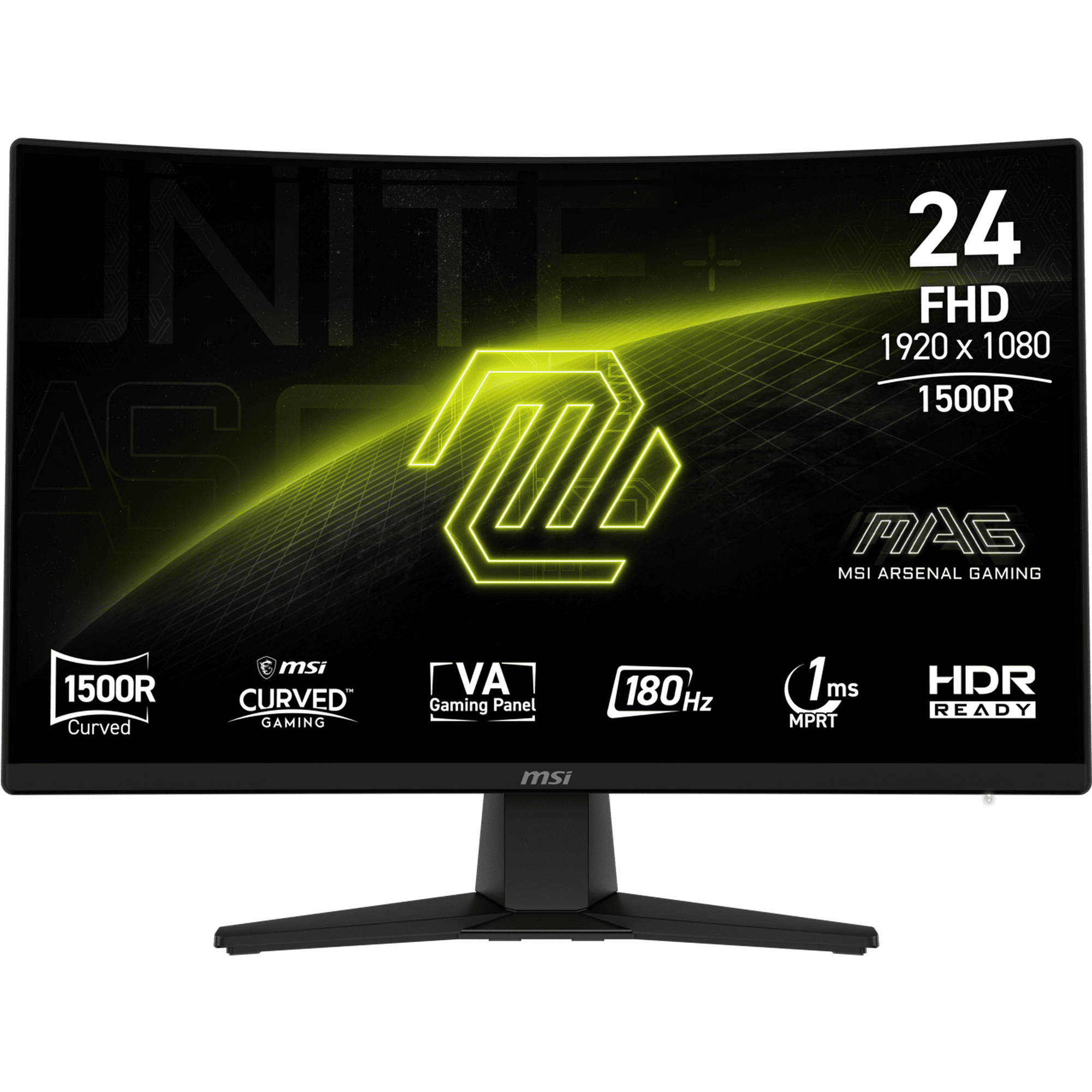 MSI MAG 242C 24 inch VA FHD Display 180Hz Curved Gaming Monitor