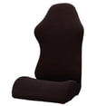 thumbnail image 4 of Funda para sillas de oficina para computadora elásticas para cojines de asiento extraíbles y lavables Baoblaze café, 4 of 8