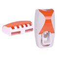 thumbnail image 3 of Soporte para Cepillo de , Exprimidor de Cepillo de Que Ahorra Espacio Montado en La Pared, Dispensadores Automáticos de Pasta de Diente naranja Macarena Dispensador automático de pasta de dientes, 3 of 6