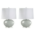 thumbnail image 2 of Blown Glass Oval LED Table Lamp In Grey - Set of 2 by Elk Home 307G/S2-LED in Gray Finish, 2 of 3