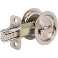 thumbnail image 3 of Stone Harbor Hardware Round Pocket Door Lock, Privacy Function, 2-3/8" Backset, Satin Nickel, 3 of 3