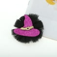 thumbnail image 5 of Unique Bargains 1 Pc Hair Clip Fashion Halloween Duckbill Clip Lace Hat Hair Barrettes Black Rose Red, 5 of 5
