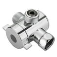 thumbnail image 6 of 1/2 Inch Three Way Shower Diverter T-Adapter for Toilet Bidet | Universal ABS 3-Way Valve | Shower Arm Mounted | 1 In 2 Out | Fits Handheld Shower | 55x70x20mm | 1 Pack, 6 of 7