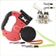 thumbnail image 4 of Correa Doble Retráctil para Perros, Agarre deslizante, Correas para Perros Acopladoras, con Caja de Bolsa de Basura, con Luz, Correa Reflectante Rojo Colco Correa retráctil, 4 of 7