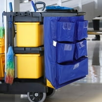 FRCOLOR Janitorial Bag Cleaning Cart Bag Replacement Housekeeping Bag Trash Collecting Bag Replacement Janitorial Bag Janitorial Cart Bag Cleaning Cart Bag