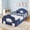 Blue, variant on HICOMILA Upholstered Cloud Bed with Safety Guardrails