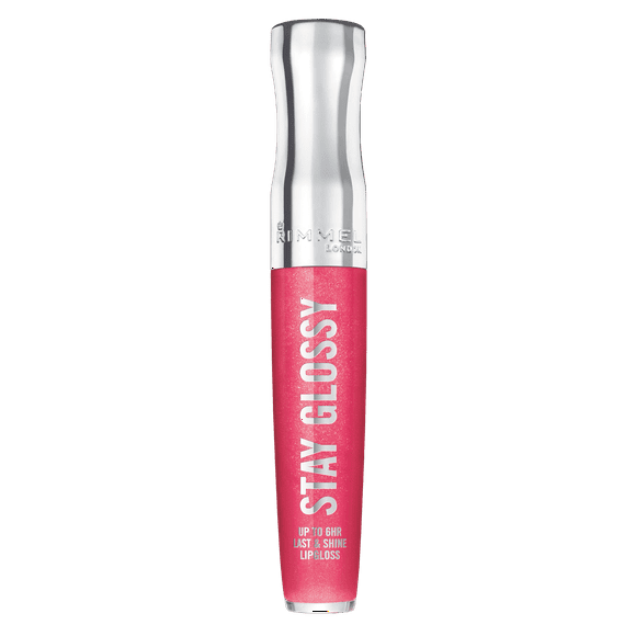RIMMEL Brillo de labios Rimmel Stay Glossy 6HR, listo para flamear, 0.18 onzas líquidas (paquete de 1)