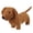 Light Brown, variant on Apricot Lamb Henry Dachshund Dog Stuffed Animals for Kids 13.4 Inches