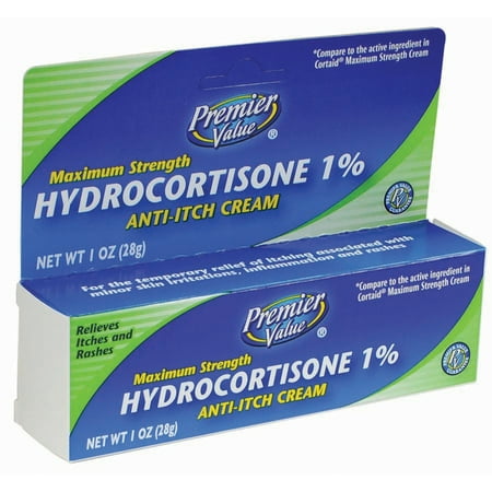 Premier Value Hydrocortisone Cream 1% - 1 oz
