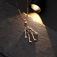 thumbnail image 4 of Amistad imán esqueleto cráneo collares BFF joyería Halloween collar magnético para Bestie hermana pareja magnética Sincero  Hogar, 4 of 5