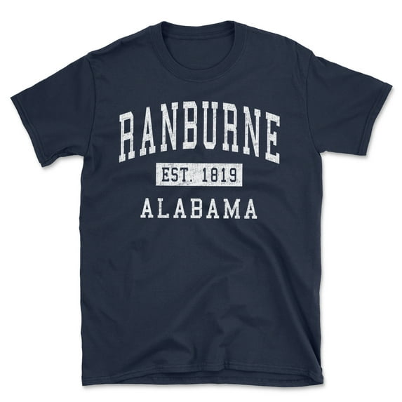 Ranburne Alabama Classic Established Men's Cotton T-Shirt