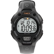 TIMEX Mens IRONMAN Classic 30 Black/Gray 38mm Sport Watch, Resin Strap