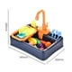 thumbnail image 4 of Juguetes de cocina de simulación para niños, lavavajillas eléctrico para niños. Azul, 4 of 5