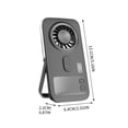 thumbnail image 5 of Aufmer Ultra Thin Handheld Portable Spray Cooling Fan Compact Light Body Low Power Design For Student Office Desktop Summer Daily Cooling Usage(with 1×Cable), 5 of 5
