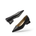 thumbnail image 2 of DREAM PAIRS Women's Chunky Heels Closed Toe Low Block Work Shoes Pointed Toe Dress Comfortable Wedding Pumps, 2 of 7