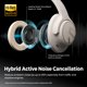thumbnail image 3 of Auriculares SoundPEATS Space Hybrid ANC Bluetooth 5.3 123H, 3 of 8