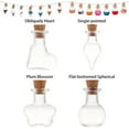 thumbnail image 2 of 25Pcs Mini Glass Bottles with Cork Lids, 5 Classic Shapes Tiny Glass Jars, Wishing Bottles, Small DIY Decorative Craft Vials for DIY Crafts Party Weddings Decoration Storage Accessories, 2 of 7