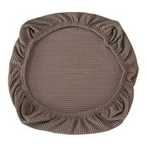 LAMIRO Office Chair Covers,Elastic Stretch Computer Chair Seat Slipcovers Super Fit Anti-dust Desk Seat Cover Spandex Removable Washable Kitchen Chair Protective Cover (Black)