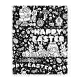 thumbnail image 1 of ERK 1Pcs Easter DIY Colored Blanket An Art And Craft Colored Blanket Featuring Patterns Of Rabbits/eggs/sheep Washable Blanket Suitable For Easter And Family Activities., 1 of 5
