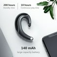 thumbnail image 6 of Fairnull Bone Conduction Ear Hook Bluetooth-compatible 5.0 HiFi Stereo Wireless Earphone Headset, 6 of 10