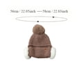 thumbnail image 6 of 1pcs Women's New Autumn Winter Fashion Pom Pom Earflap Solid Color Ear Muffs Cold-proof Thickened Warm Hat Suitable for Outdoor Hiking Exercise Christmas Winter Street Skiing, 6 of 9