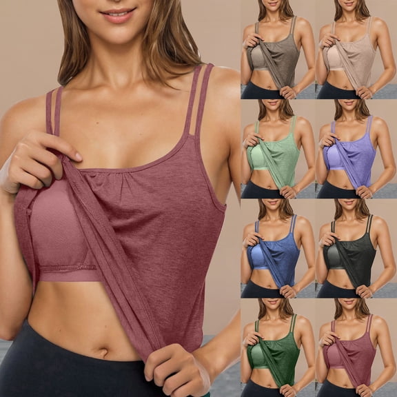 Vetsdori Womens Everyday Bras Soft Bralette Padded Summer,Bras for Women Wireless