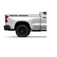 thumbnail image 2 of Chevy Silverado Matte Black TRAIL BOSS Bedside Lettering Decals 2019-2026 Set of 2 GM Licensed, 2 of 2