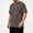 Gray, variant on Mens T-Shirts - Crew Neck Short Sleeve T-Shirts for Men Performance Cotton Blend Summer Casual Stylish Tee with Side Pocket Big and Tall Size S-4XL White
