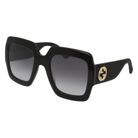 Gucci GG0102S Sunglass 54mm BLACK