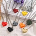 thumbnail image 5 of 2pcs Men Women Matching Necklaces Detachable Attractive Jigsaw Heart Shape Pendant Chokers Necklaces For Couple--Black-Product code 58407 Green, 5 of 5