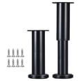thumbnail image 1 of Metal Ajustable Muebles Patas, Sofá Patas Reemplazo Soporte Patas para Sofá/Cómoda/Cama/Silla/Café Mesa (7-12 Pulgadas / 2uds), 1 of 6