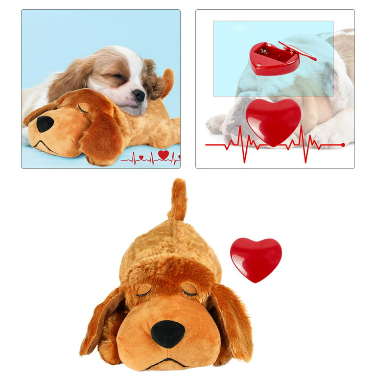 New Pet Dog Plush Heartbeat Pet Toys Puppy Behavioral Training Aid