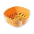 thumbnail image 1 of Colador de cocina Tazón de colador Lavabo de verduras Multiusos Cocina Tazón de lavado de frutas Cestas de drenaje de verduras para la limpieza de Amarillo Gloria Cesta de drenaje, 1 of 9