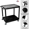 thumbnail image 2 of Utility Cart - Two Shelves Structural Foam Plastic, 2 of 4