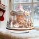 thumbnail image 1 of CREATITOY Acrylic Christmas Figurine - Mini Decorative Statue for TabletopHome Holiday Display Festive Setup, 1 of 3