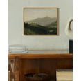 thumbnail image 3 of Drsoum Vintage Mountain Range Wall Prints Classic Retro Farmhouse Rustic Decorations for Living Room Kitchen 8x10in Natural Framed, 3 of 6