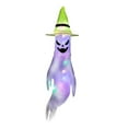 thumbnail image 3 of Billuyoard Decoraciones de Halloween Ghost Windsock LED Luminous Hanging Spooky Flag Party Props para Terrazas Céspedes Jardines Kits de decoración para fiestas No. 4 Billuyoard HA044535-04, 3 of 6