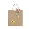 thumbnail image 5 of Pegatinas de estrella doradas para niños, etiquetas de estrella de papel metálico de recompensa, 1,5 pulgadas, 500 en total por rollo, pegatinas amarillas con forma de estrella de cara feliz, 5 of 5