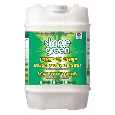 UPC: 0043318002588 | Simple Green Condenser or Evaporator Cleaner 5 gal. 0100000104005