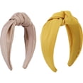 thumbnail image 1 of Diadema anudada para mujer, cómodas diademas con nudo superior para mujer, bonita diadema, 1 of 5