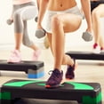 thumbnail image 6 of BalanceFrom Aerobic Step Platform Trainer with Adjustable 3-Level Risers, Black & Green, 6 of 8