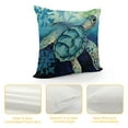 thumbnail image 4 of COMIO   Ocean Beach Outdoor Pillow Covers Coastal Sea Turtle- Starfish- Sea Horse-Fish Cushion Cover Sea Theme Home Decorative Pillowcases, 4 of 5