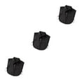thumbnail image 4 of QualitChoice Simple Design Solid Color False Collar Formal Fashion Chiffon Fake Half Shirt Decorative Detachable Lapel Clothing Decor Black Point 3PCS, 4 of 6