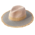 thumbnail image 2 of estilo retro Verano de Panamá Regalo Playa Sombrilla para mujer Rosa Zulema Sombrero de paja de ala ancha, 2 of 8