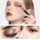 thumbnail image 5 of Juego de 14 pinceles de maquillaje profesionales de color plateado y negro para base sintética, polvos, correctores y sombras de ojos, 5 of 5