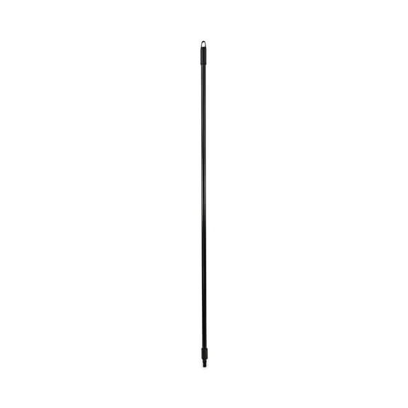 Boardwalk BWK636 1 in. Diameter x 60 in. Fiberglass Broom Handle Nylon Plastic Threaded End - Black