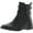 Black, variant on Kenneth Cole Reaction Womens Salt Biker Jewel Faux Leather Ankle Ankle Boots