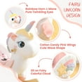 thumbnail image 5 of FUNLIO Unicorn Baby Rocking Horse, Rainbow Fairy for Toddlers 6-36 Months, White, 5 of 7