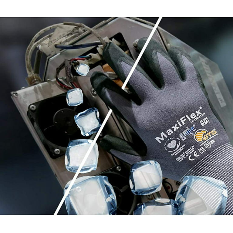 MaxiFlex Ultimate 34-874 Nitrile Coated Nylon Gloves-S