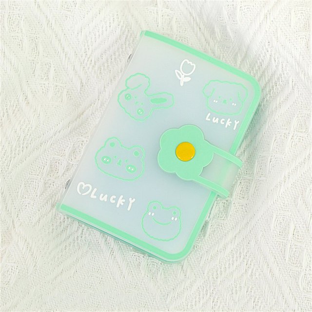Kawaii Fruit Animal Photo Album 20pockets 3inch Pvc Photocard Holder Id Credit Card Holder Binder Mini Cards Collect File FolderCN He Qiyong unisex
